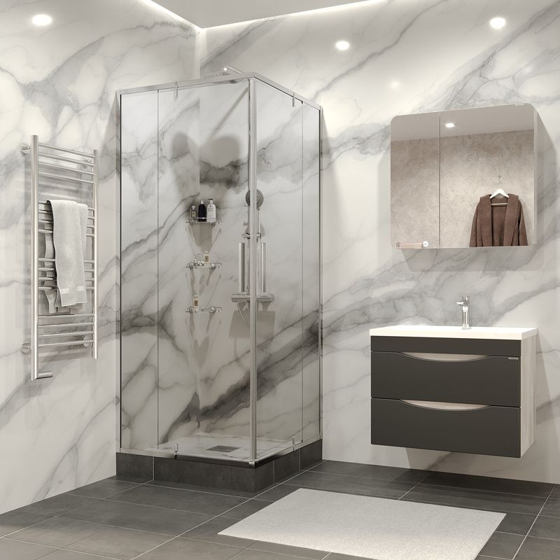 Приобрести grossman душевое ограждение forta 90х90 см, квадратное, хром\ прозрачное gr-9090fo