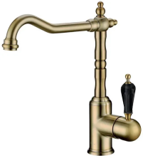 Boheme Смеситель для кухни Medici, бронза\черный 101-BSW