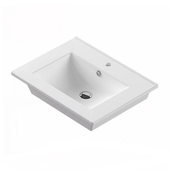 Приобрести сomforty тумба с раковиной клеон 60н белый/дуб дымчатый