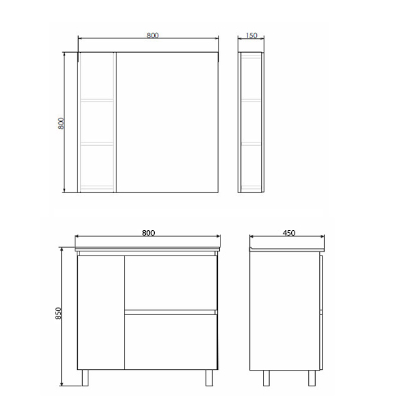 Приобрести сomforty тумба с раковиной осло-80н, светлый бетон