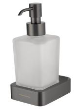 Дозатор мыла WONZON & WOGHAND LOTTE, Темный графит (WW-8333-BGM)