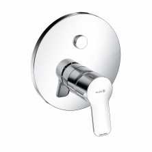 KLUDI PURE&EASY встраиваемый смеситель для ванны и душа; автом. переключатель душ/ванна PUSH&SWITCH, арт. 376590565