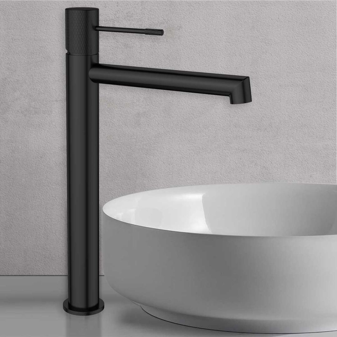 Приобрести vincea высокий смеситель для раковины desire, черный матовый vbf-1d2mb