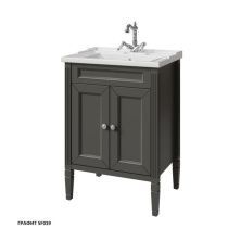 Caprigo Тумба с раковиной ALBION CONCEPT 60 см, черная