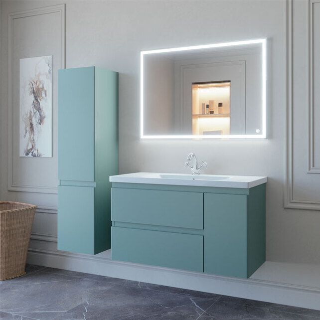 Приобрести caprigo тумба с раковиной forte 100 см, правая, волна