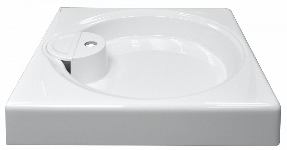 Приобрести раковина над стиральной машиной azario lindi 59,7х59,5 с сифоном fr-00000805