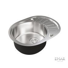 Oulin Кухонная мойка 57х44 см, сатин Oulin OL-R101