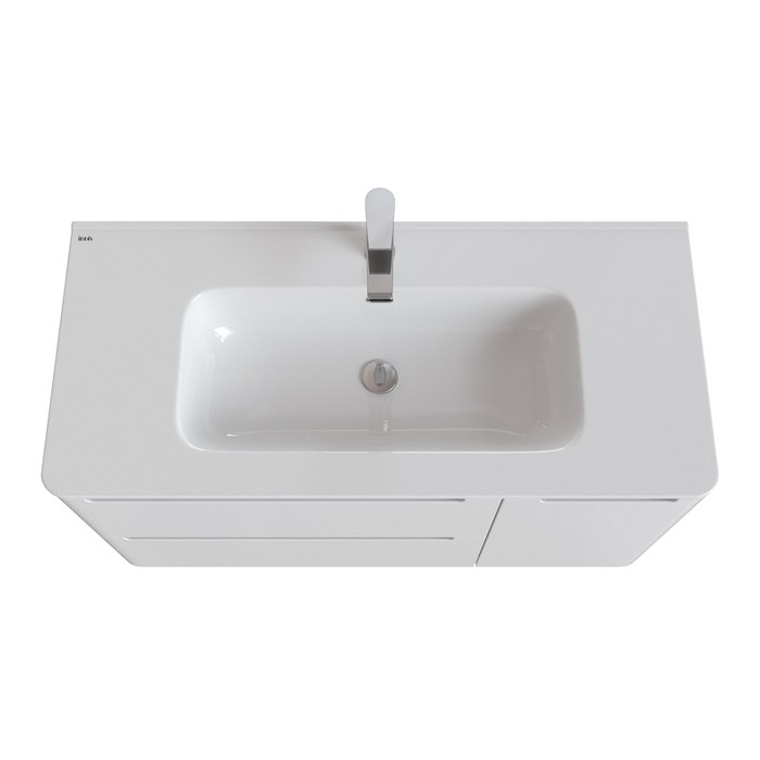 Приобрести iddis тумба подвесная edifice с раковиной 100 см. белая edi10w1i95k