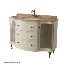 Caprigo Тумба с раковиной IMPERIO 120 см, кремовая, эмаль