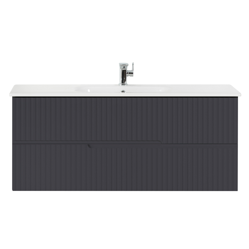 Приобрести cezares тумба подвесная с раковиной duet 120 см grafito, графит duet-1200-2c-so-gr-p