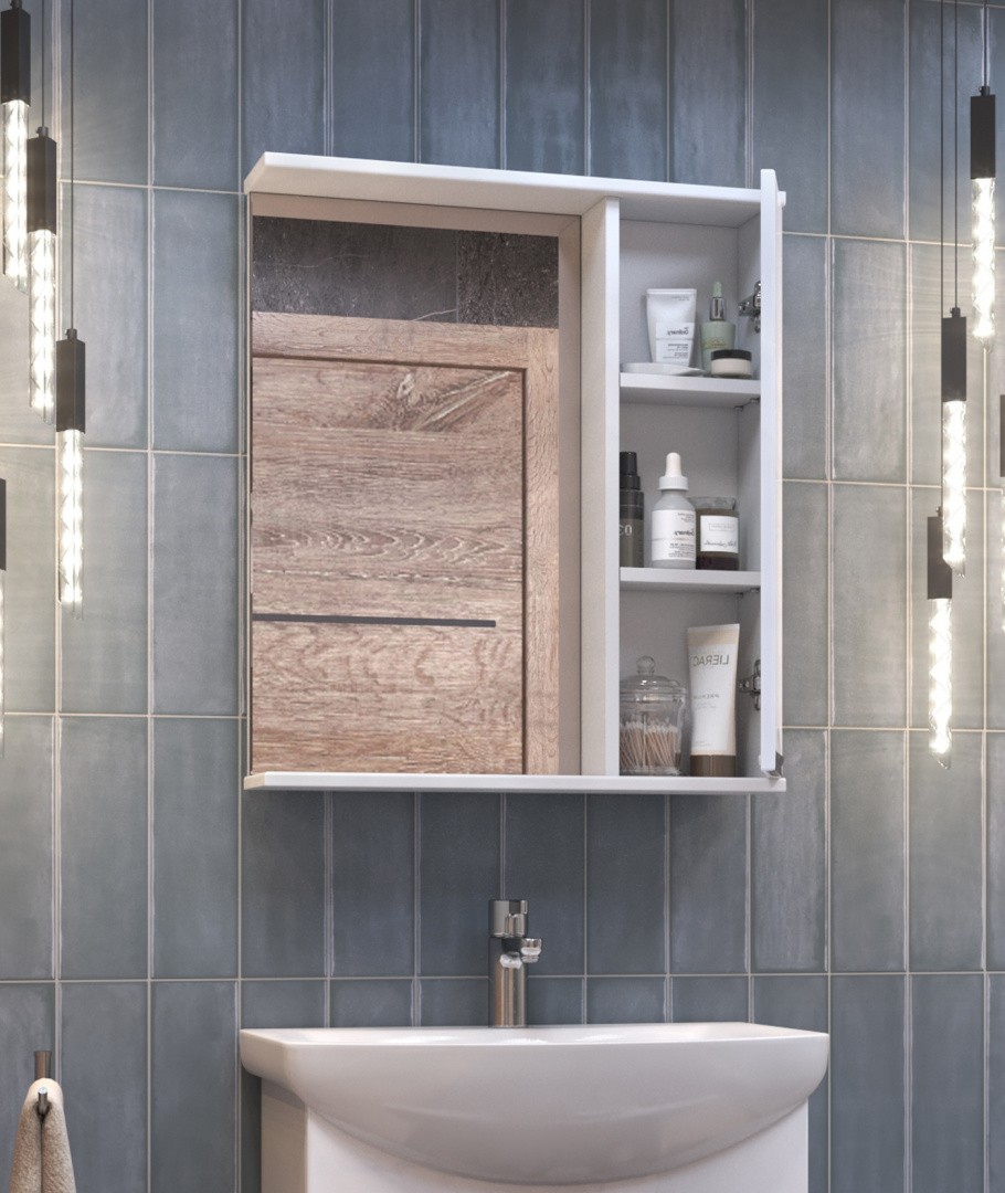 Приобрести vigo зеркало-шкаф callao 60 см, без подсветки, правое, белое z.cal.60.r