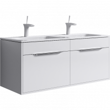 Тумба подвесная с раковиной Aqwella Malaga 120 см Mal.01.12