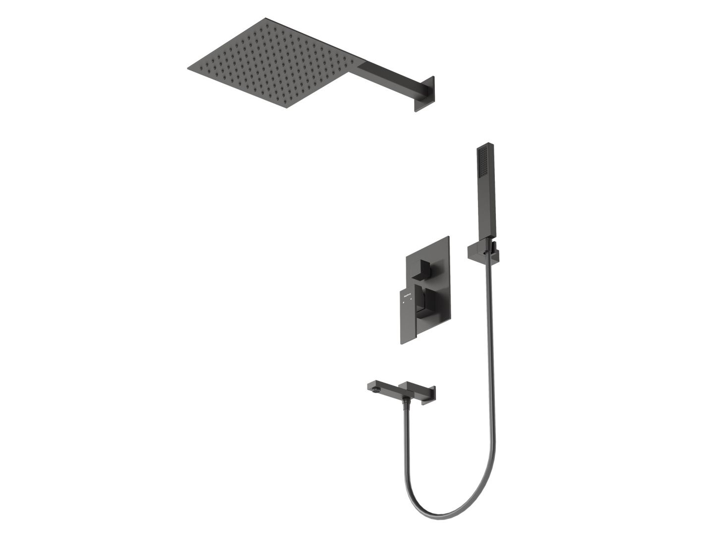 Приобрести hayzburg встраиваемая душевая система, графит hb-1001gg