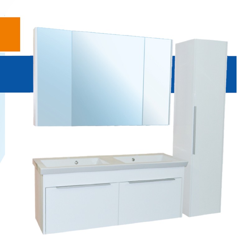 Приобрести azario тумба подвесная с раковиной sicilia 120 см, белый, cs00061147