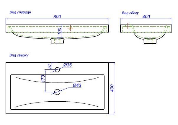 Приобрести тумба подвесная с раковиной aqwella verona 80 см ver.01.08/а, акация