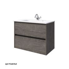 Caprigo Тумба с раковиной SEATTLE 85 см, дуб рошелье, экошпон