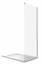 Bas Стенка боковая IDEA 90 см. черная /прозрачная SP-90-C-B