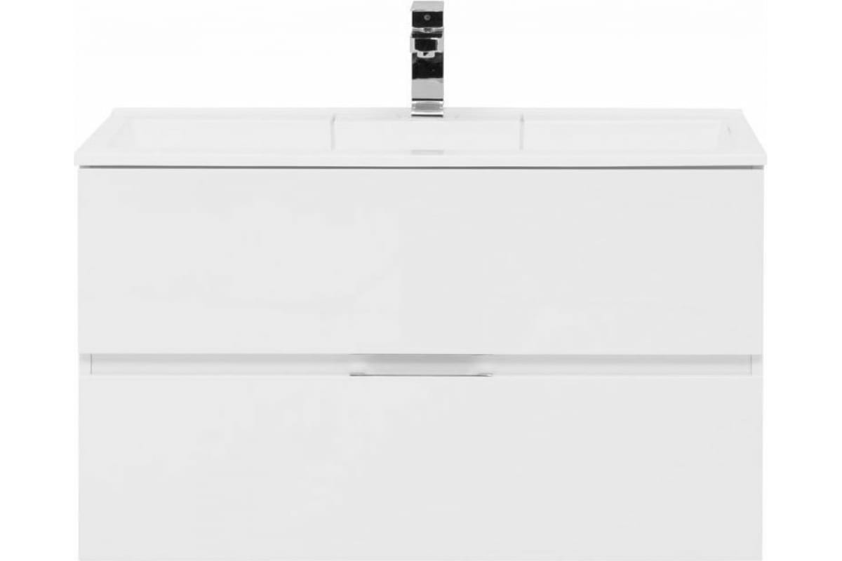 Приобрести aquanet тумба с раковиной алвита 90 см, белая