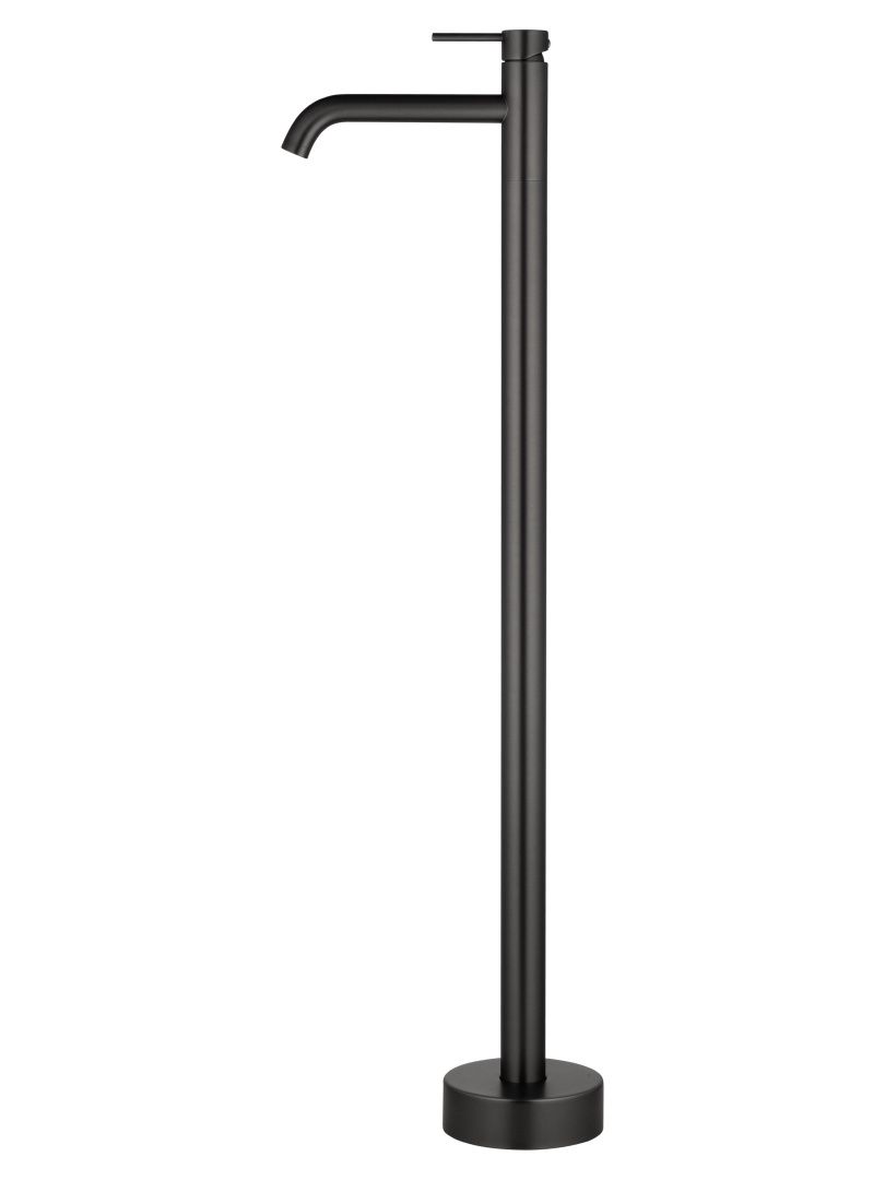 Приобрести смеситель для раковины напольного монтажа wonzon & woghand stick, темный графит (ww-88649905-bgm)