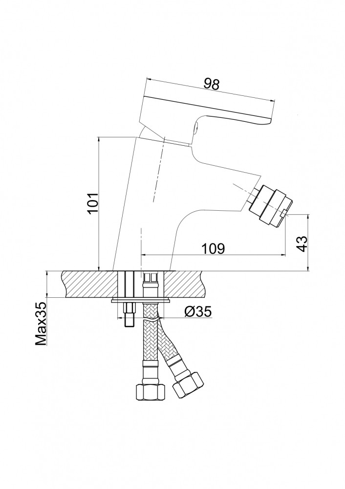Приобрести смеситель cersanit cersania для биде.