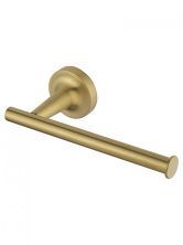 Держатель для туалетной бумаги без крышки WONZON & WOGHAND SIMPLE, Брашированное золото (WW-6516-BG)