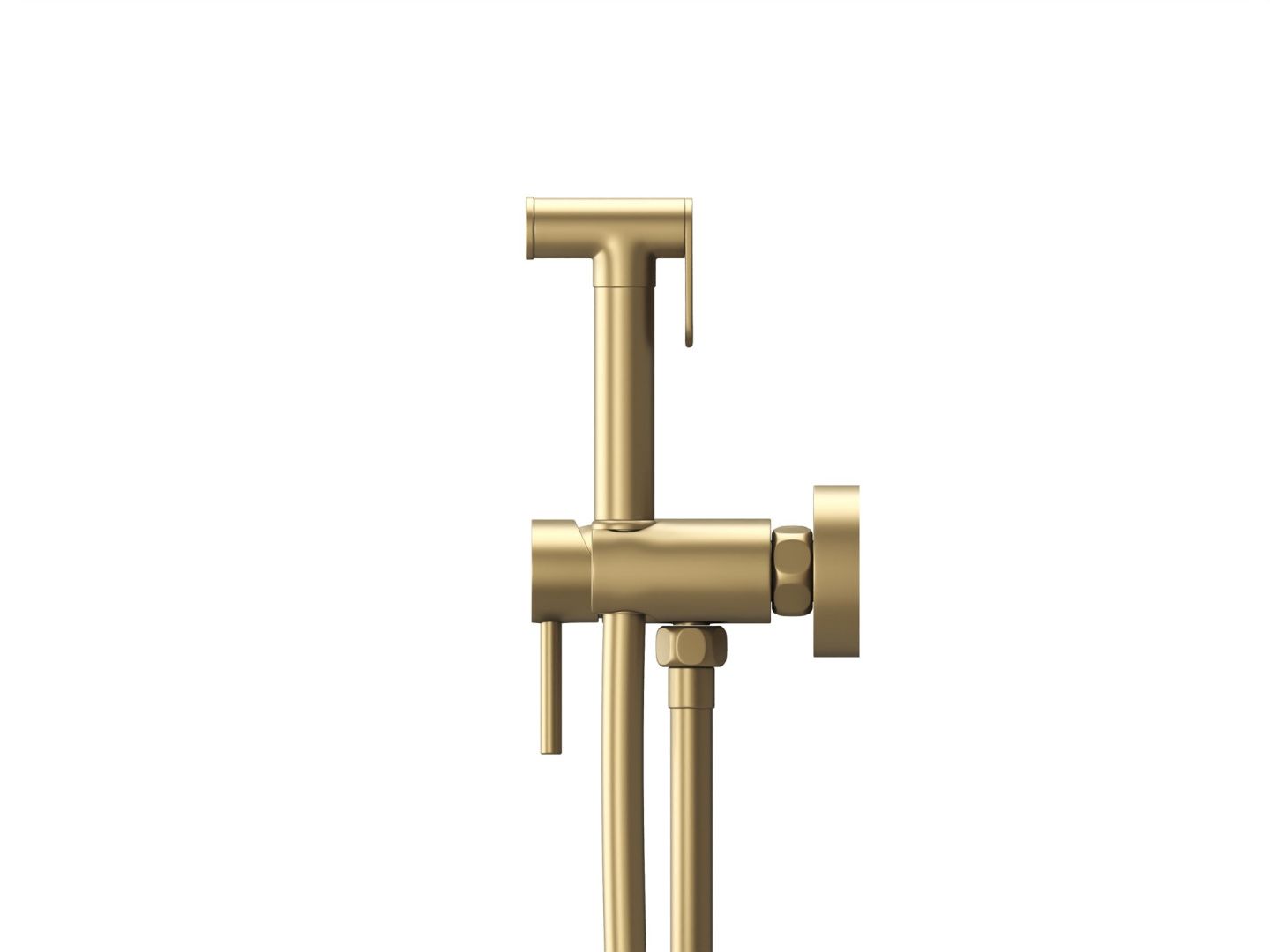 Приобрести hayzburg смеситель с гигиеническим душем, золото матовое hb-2006bg