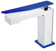 Boheme Смеситель для раковины Q, хром\синий 141-CRUW.2