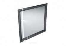 Зеркало Kerama Marazzi POMPEI 80 см, черный, PO.mi.80\BLK