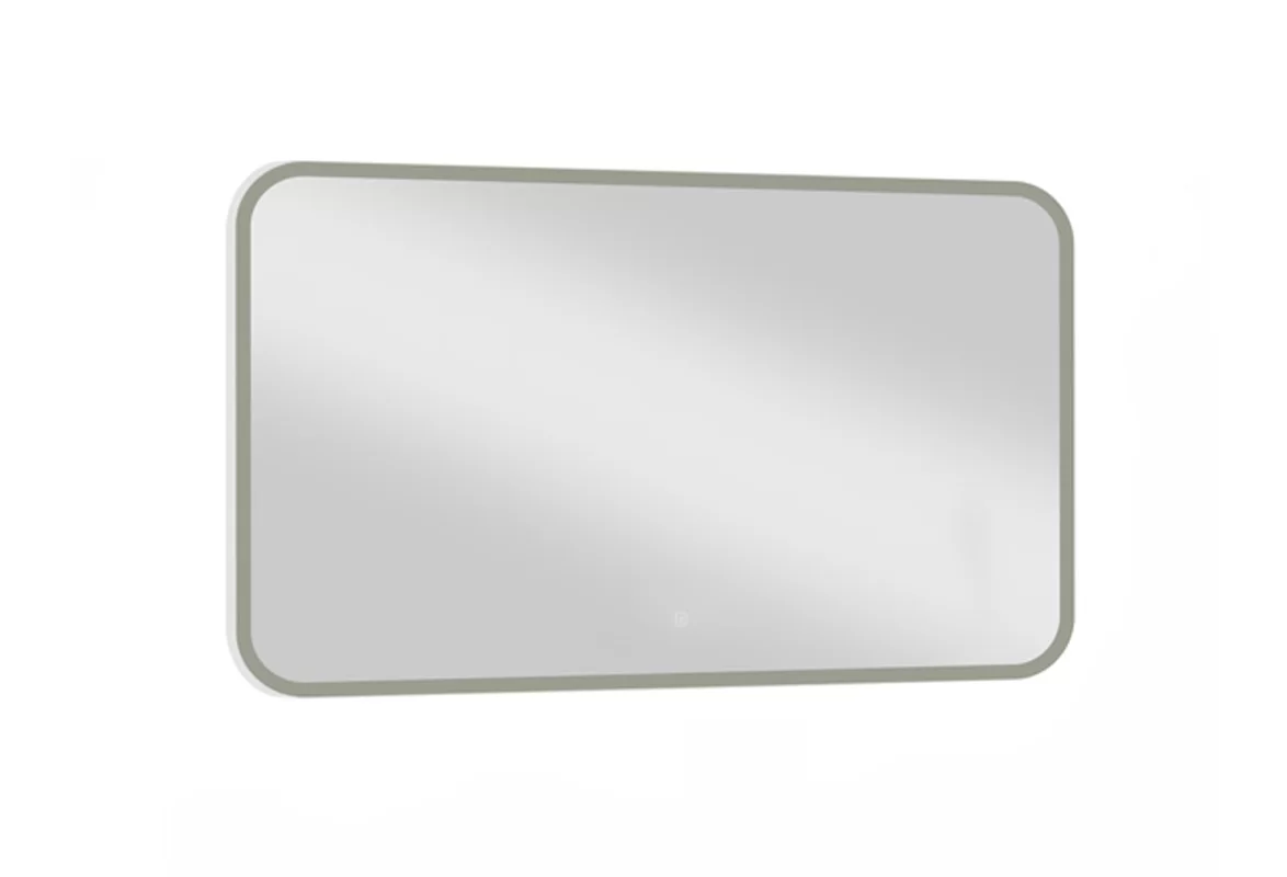 Приобрести continent зеркало с подсветкой demure 120х70 см, белоеи