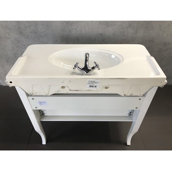 Приобрести сomforty тумба с раковиной "павия-100" белый глянец