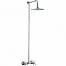 HAIBA Душевая система, круглая d-200мм, хром HB2413