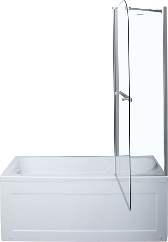 Приобрести aquanet шторка для ванны sg-1200, прозрачное стекло