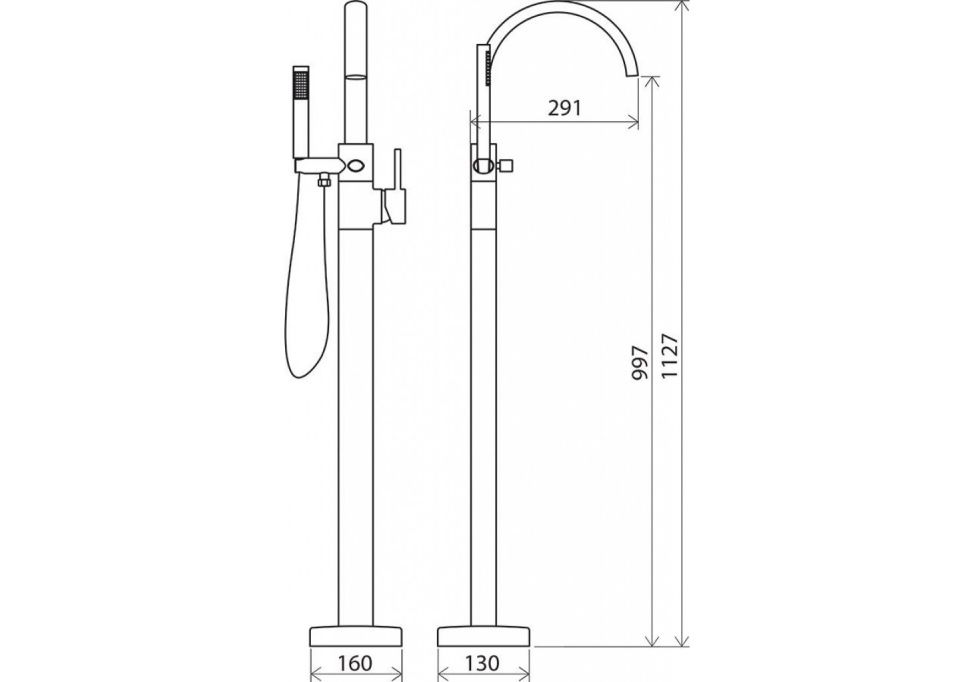 Приобрести смеситель для ванны ravak chrome fm 080.00 x070059