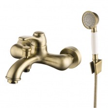 IDDIS Смеситель для ванны Oldie 217мм, бронза OLDBR00i02