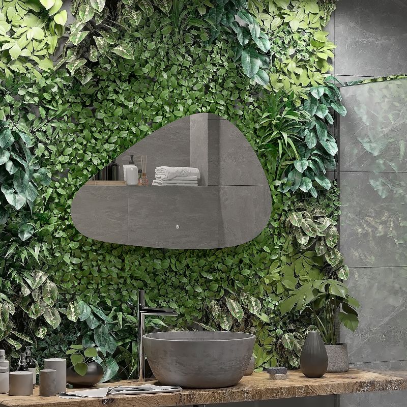 Приобрести continent зеркало с подсветкой voyage 100х70 см, сенсорный включатель, белое