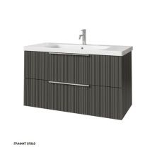 Caprigo Тумба с раковиной RAIN 100 см, графит