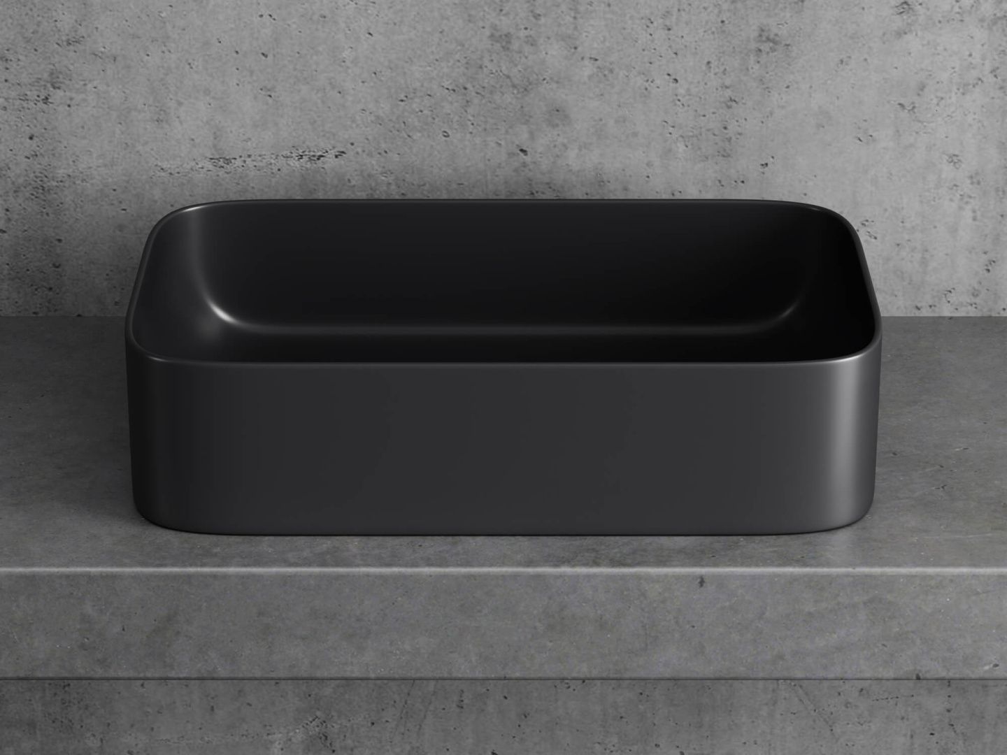 Приобрести hayzburg накладная раковина чаша 61х38 см, черная матовая hb-0033-60mb