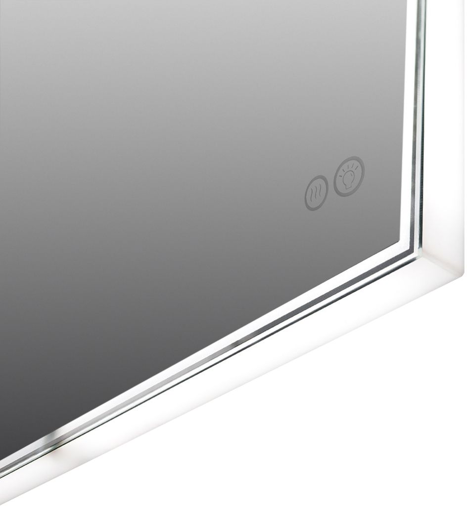 Приобрести aquanet зеркало палермо new 90 см, led подсветка 9085