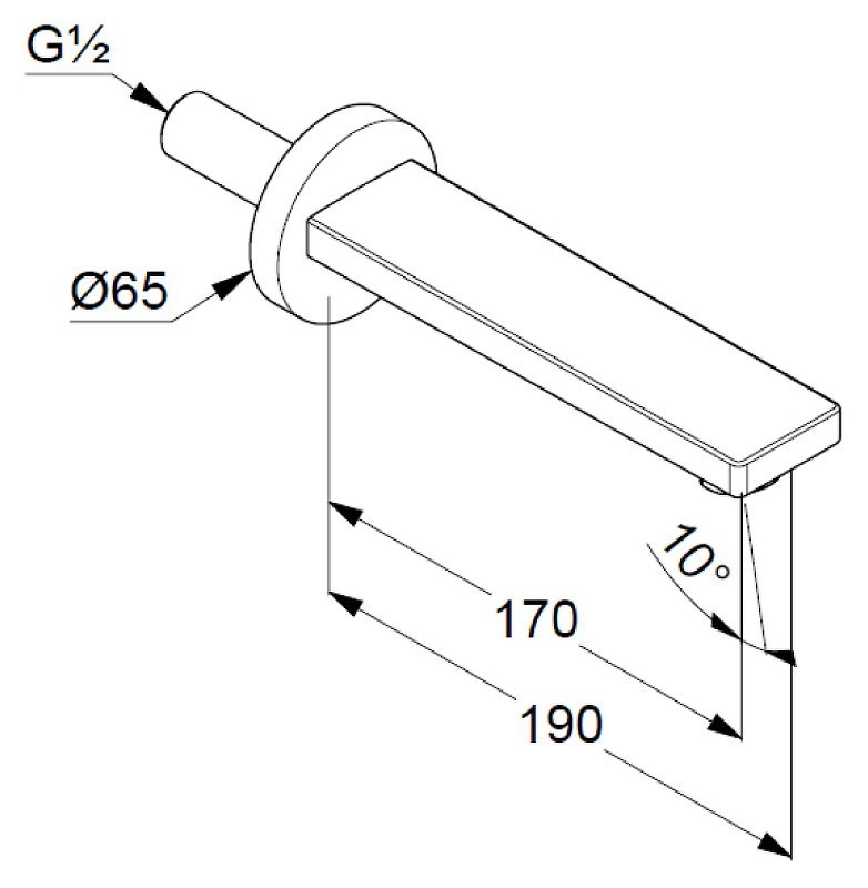 Приобрести kludi zenta sl излив для ванны, арт. 4860005