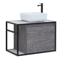 Aquanet Тумба со столешницей Nova Lite Loft 75 см,R дуб рошелье