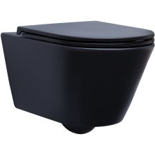 Aquanet Подвесной унитаз Lake LAKE-WB черный матовый