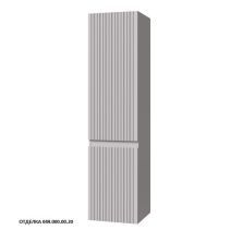 Caprigo Пенал FORTE-Smalty TYPE 35 см, серый, эмаль