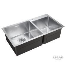 Emar Кухонная мойка 78х43 см, сатин EMB-210 PVD Nano Satine