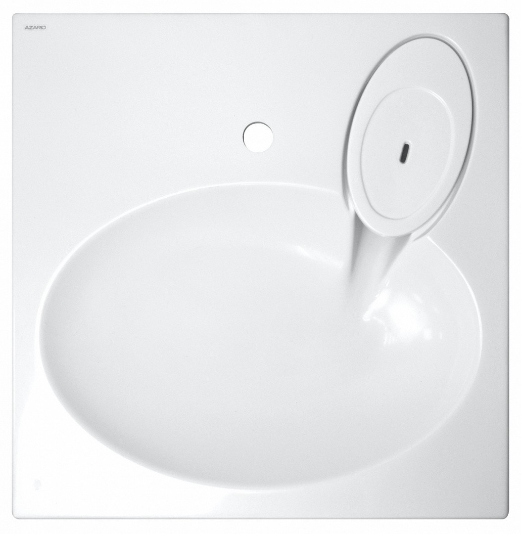 Приобрести раковина над стиральной машиной azario elegance 59,2х59,2 с сифоном