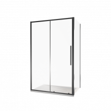 Bas Душевая дверь IDEA 1100х1950 мм, черный WTW-110-C-B