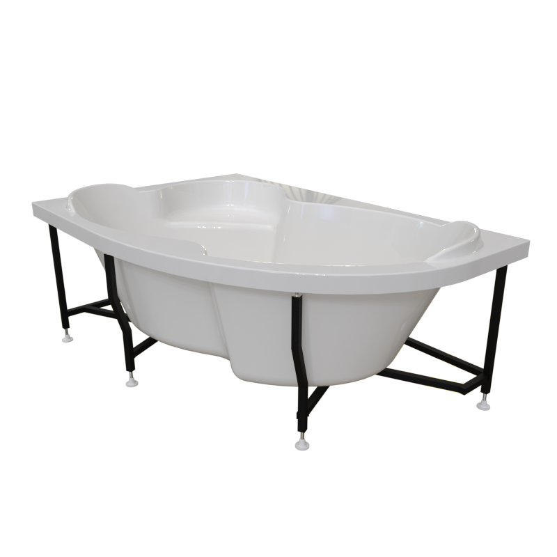 Приобрести ванна радомир ирма 169х110 см l ( комплект каркас )