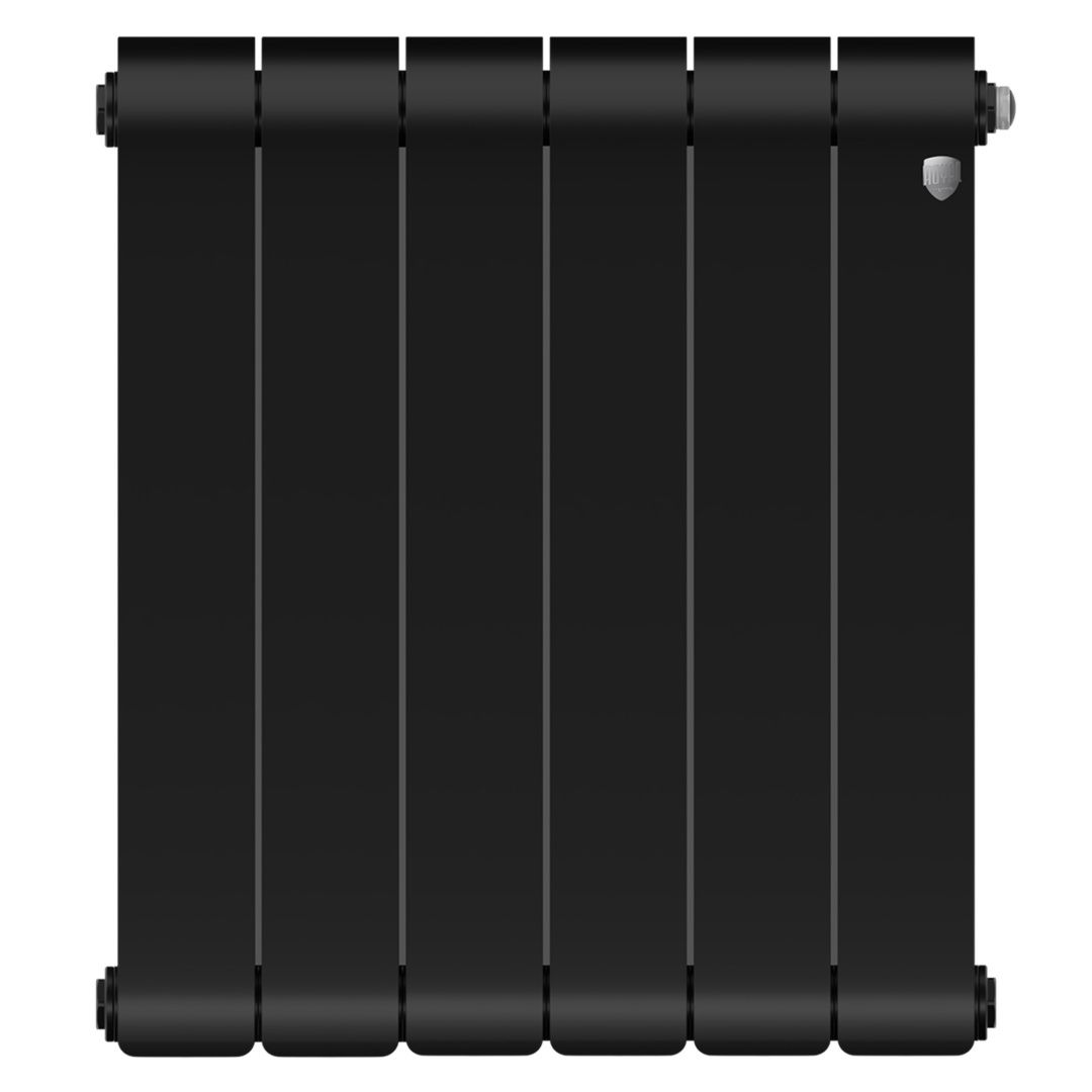 Приобрести royal thermo радиатор биметаллический infinity 500 /noir sable ( черный графит ) - 6 секц.