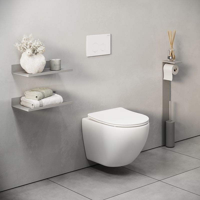 Приобрести grossman клавиша смыва style, матовый белый 700.k31.04.01m.01m