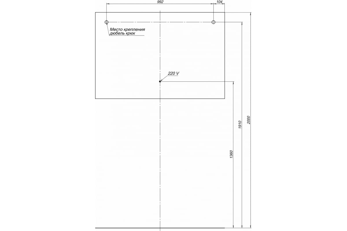 Приобрести aquanet зеркало гласс 120 см, led подсветка, белое
