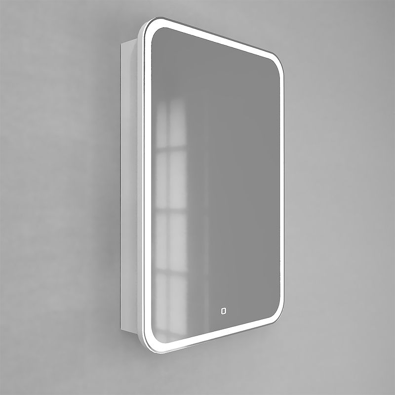 Приобрести jorno зеркало шкаф modul 60 см, с подсветкой, белое